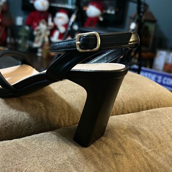 Lullasong Womens Open Toe Strappy Chunky Heeled Sexy Dress Party Shoes - Picture 5 of 10